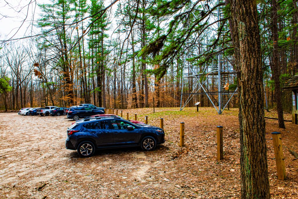 Terrill Ridge Trail Parking Lot, Charles C. Deam Wilderness, Hoosier National Forest