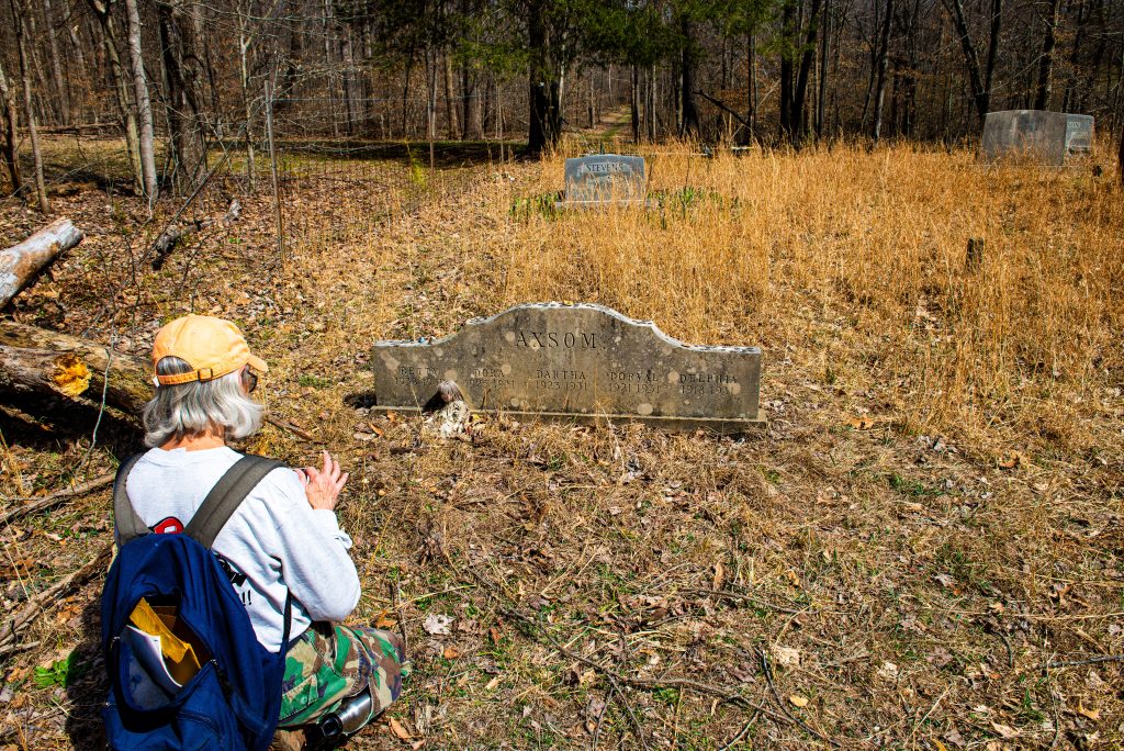 Teena Ligman, Terrill Cemetery, Charles C. Deam Wilderness, Hoosier National Forest