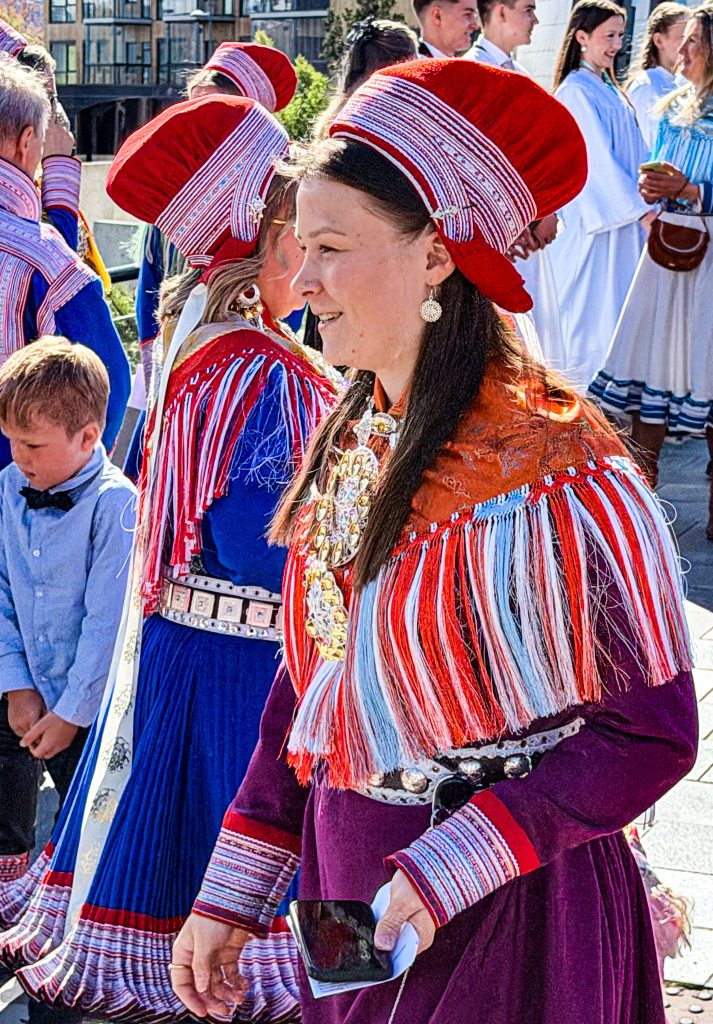 Sami in Traditional Garb, Alta, Norway