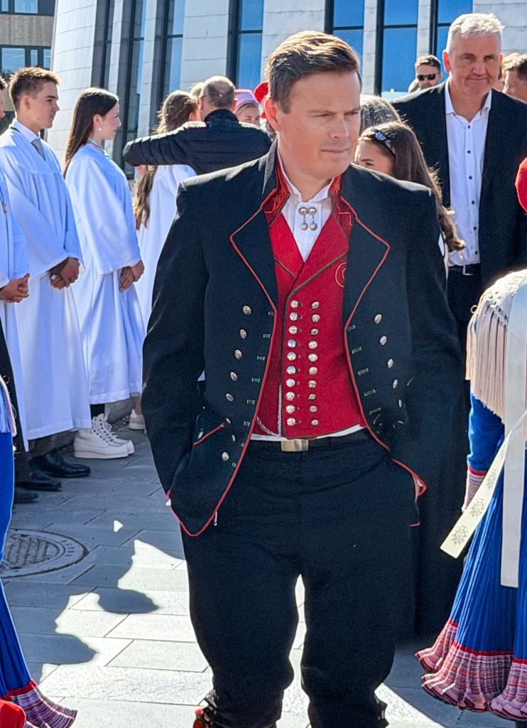 Sami in Traditional Garb, Alta, Norway