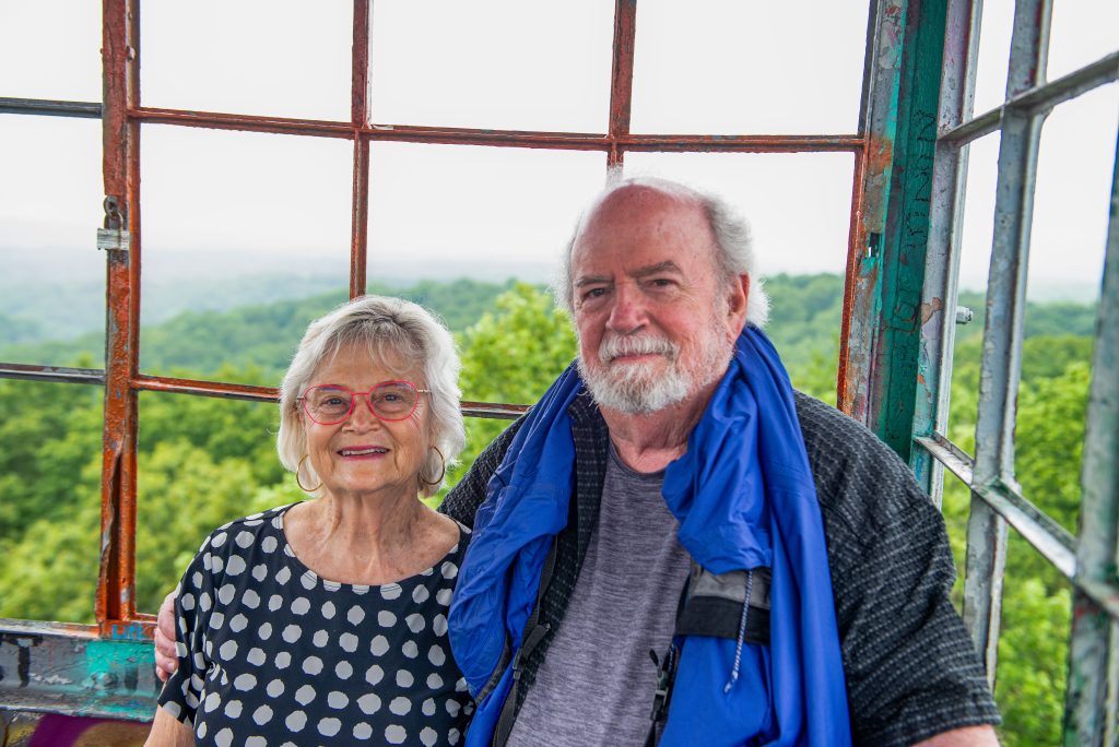 Joann, Tom, Hickory Ridge Lookout Tower