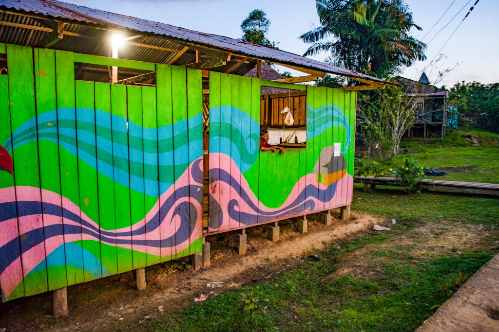 San Martin de Amacayacu, Colombia, Upper Amazon River