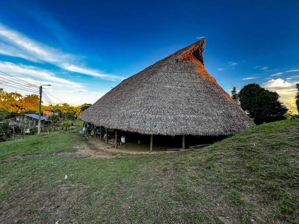 Maloca, San Martin de Amacayacu, Colombia, Upper Amazon River