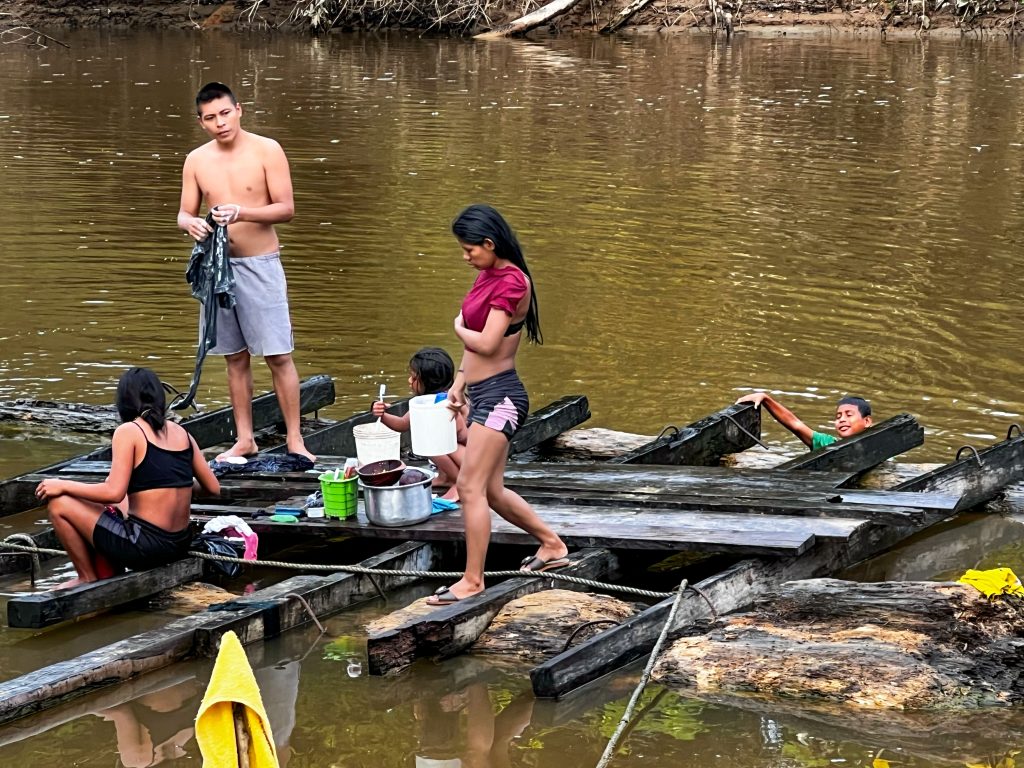 Tikuna Indians, San Martin de Amacayacu, Colombia, Upper Amazon River